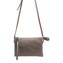 Load image into Gallery viewer, ABRO Cross body bag THREEFOLD in Zinc
