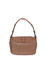 Load image into Gallery viewer, Abro Large Star Saddle Leather Shoulder Bag in Camel