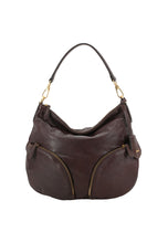 Load image into Gallery viewer, Abro Cargo Medium Leather Bag in Caramel/Cognac