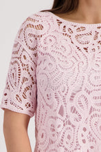 Load image into Gallery viewer, Monari Knitted Jumper with Cornelly Pattern in French Rose