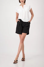 Load image into Gallery viewer, Monari Blouse with Rhinestone Details in Cream