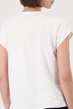 Load image into Gallery viewer, Monari Blouse with Rhinestone Details in Cream