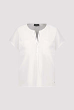 Load image into Gallery viewer, Monari Blouse with Rhinestone Details in Cream
