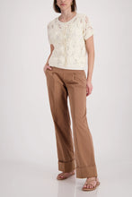 Load image into Gallery viewer, Monari Cardigan with Floral Pattern in Marble