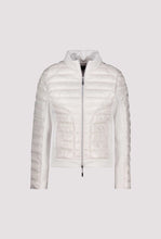 Load image into Gallery viewer, Monari Quilted Jacket with Neoprene in Pearly