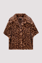 Load image into Gallery viewer, Monari Faux fur jacket with leopard print