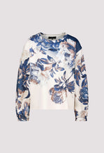 Load image into Gallery viewer, Monari Blue Floral Top