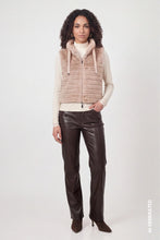 Load image into Gallery viewer, Monari Faux Fur Waistcoat with Stripes