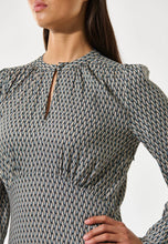 Load image into Gallery viewer, Dea Kudibal Rumer Dress with High Cuffs in Shiro