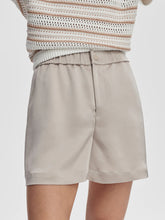 Load image into Gallery viewer, Varley Sarka High Rise Shorts in Silver Cloud