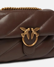 Load image into Gallery viewer, Pinko Classic Love Bag Puff Maxi Quilt in Brown