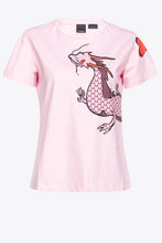 Load image into Gallery viewer, Pinko T-Shirt with Dragon Print and Embroidery
