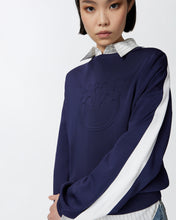 Load image into Gallery viewer, Pinko Emporio Crew-Neck Sweatshirt in Navy