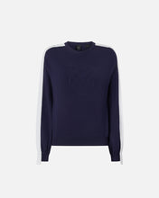 Load image into Gallery viewer, Pinko Emporio Crew-Neck Sweatshirt in Navy
