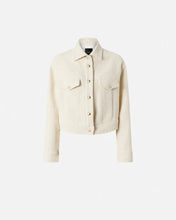 Load image into Gallery viewer, Pinko Boucle Trucker Jacket in Cream