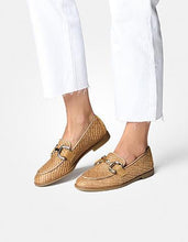Load image into Gallery viewer, Paul Green Raffia Suede in Camel