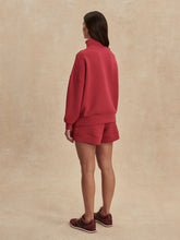 Load image into Gallery viewer, Varley Hawley Half-Zip Sweater in Raspberry