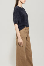 Load image into Gallery viewer, Luisa Cerano Half-Sleeved Sweater in Dark Blue