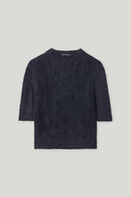 Load image into Gallery viewer, Luisa Cerano Half-Sleeved Sweater in Dark Blue