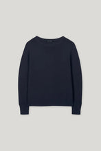 Load image into Gallery viewer, Luisa Cerano Sweater in Left Structure in Navy