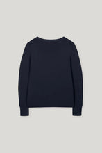 Load image into Gallery viewer, Luisa Cerano Sweater in Left Structure in Navy