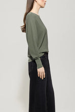 Load image into Gallery viewer, Luisa Cerano Sweater in Left Structure in Khaki