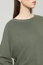 Load image into Gallery viewer, Luisa Cerano Sweater in Left Structure in Khaki