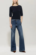 Load image into Gallery viewer, Luisa Cerano Cashmere-Blend Sweater in Dark Blue