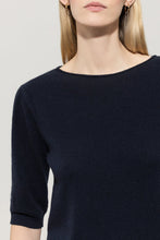 Load image into Gallery viewer, Luisa Cerano Cashmere-Blend Sweater in Dark Blue