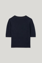 Load image into Gallery viewer, Luisa Cerano Cashmere-Blend Sweater in Dark Blue