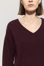 Load image into Gallery viewer, Luisa Cerano V-Neck Cashmere Blend Sweater