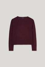 Load image into Gallery viewer, Luisa Cerano V-Neck Cashmere Blend Sweater