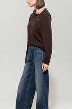 Load image into Gallery viewer, Luisa Cerano Sweater with Button Detail