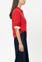 Load image into Gallery viewer, Luisa Cerano Cashmere-Blend Sweater in Cherry Red
