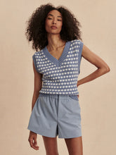 Load image into Gallery viewer, Varley Antonella Knit Vest in Infinity Blue