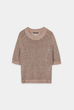 Load image into Gallery viewer, Luisa Cerano Linen Blend Sweater in Nude