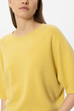 Load image into Gallery viewer, Luisa Cerano Cashmere Blend Sweater in Signal Yellow