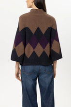 Load image into Gallery viewer, Luisa Cerano Patterned Cape Pullover in Multi