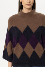 Load image into Gallery viewer, Luisa Cerano Patterned Cape Pullover in Multi
