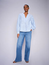 Load image into Gallery viewer, Mos Mosh Yen Sina Lace Blouse in Skyway