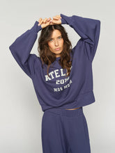 Load image into Gallery viewer, Mos Mosh Nima Crew-Neck Sweater in Crown Blue