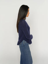 Load image into Gallery viewer, Mos Mosh Mape Alice Knit Cardigan in Crown Blue