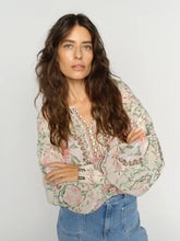 Load image into Gallery viewer, Mos Mosh Wylde Orchid Blouse in Turf Green