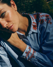 Load image into Gallery viewer, Mos Mosh Osmo Stripey Shirt in Blue