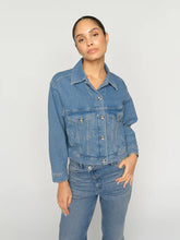 Load image into Gallery viewer, Mos Mosh Mavi Jentra Jacket in Light Denim