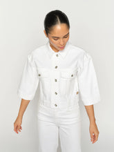Load image into Gallery viewer, Mos Mosh Penn Denim Jkt in White