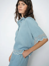 Load image into Gallery viewer, Mos Mosh Magda Shirt in Blue Denim