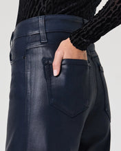 Load image into Gallery viewer, Paige Anessa 31" Wide Leg Jean in Navy Seascape Luxe Coating