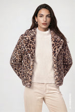 Load image into Gallery viewer, Leopard Print Faux Fur