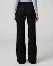 Load image into Gallery viewer, Paige Leenah Wide Leg Jeans in Black Shadow
